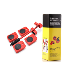 Furniture Lifter & Mover Tool Set – Heavy Appliance Roller with 4 Sliders & 1 Lift Bar