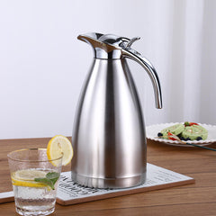 Restaurant Insulated Stainless Steel 2l Hot Tea Water Bottle Thermos Kettle Vacuum Flask Coffee Pot