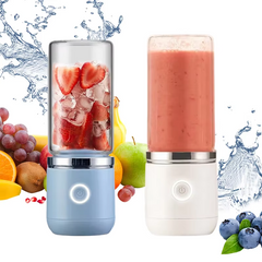 Custom Logo Hand Battery Fresh Rechargeable Personal Usb Small Machine Electric Portable Mini Fruit Juicer Blender Mixer