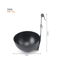 Kitchen Items Egg Stainless Steel Boiler Steamer Spoon With Hook