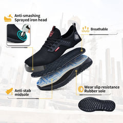 GUYISA Popular Spray Iron Toe Work Protection Safety Shoes Sports Style Safety Shoes