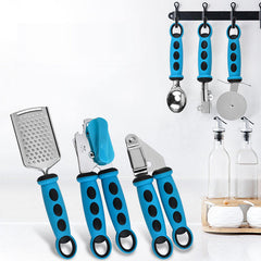 Kitchen Product Smart Gadgets Cooking Kitchen Items Stainless Steel 430 Utensil Set with TPR Soft Touch Handle