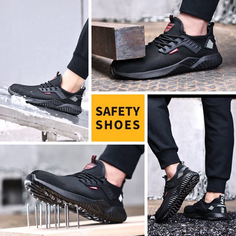 GUYISA Popular Spray Iron Toe Work Protection Safety Shoes Sports Style Safety Shoes