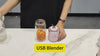 Custom Logo Hand Battery Fresh Rechargeable Personal Usb Small Machine Electric Portable Mini Fruit Juicer Blender Mixer